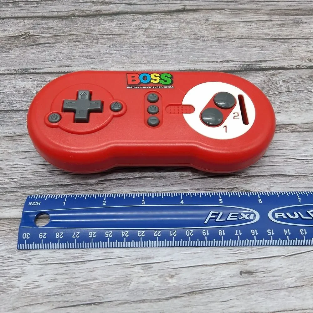 BOSS Big Oversized Super Shell For Nintendo Wii Remote Controllers Red